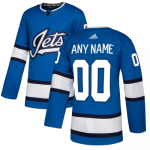 Men Winnipeg Jets Adidas Custom NHL Jersey