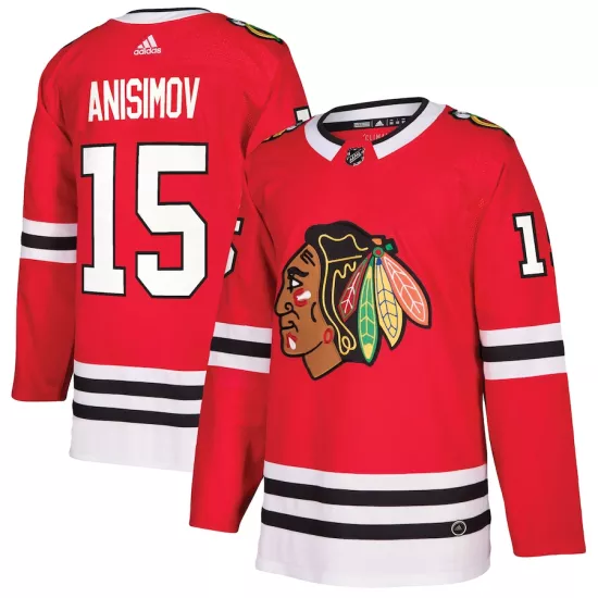 Men Chicago Blackhawks Artem Anisimov #15 Adidas NHL Jersey - thejerseys