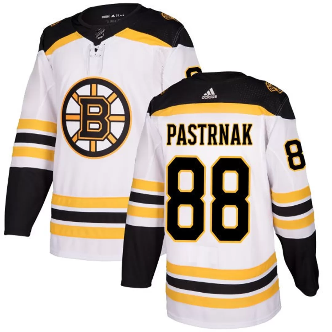 Men Boston Bruins Pastrnak #88 Adidas NHL Jersey