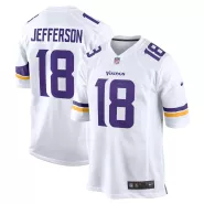 Men Minnesota Vikings Justin Jefferson #18 Nike White Game Jersey - thejerseys