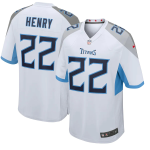 Men's Tennessee Titans Derrick Henry #22 Nike White Player Game Jersey