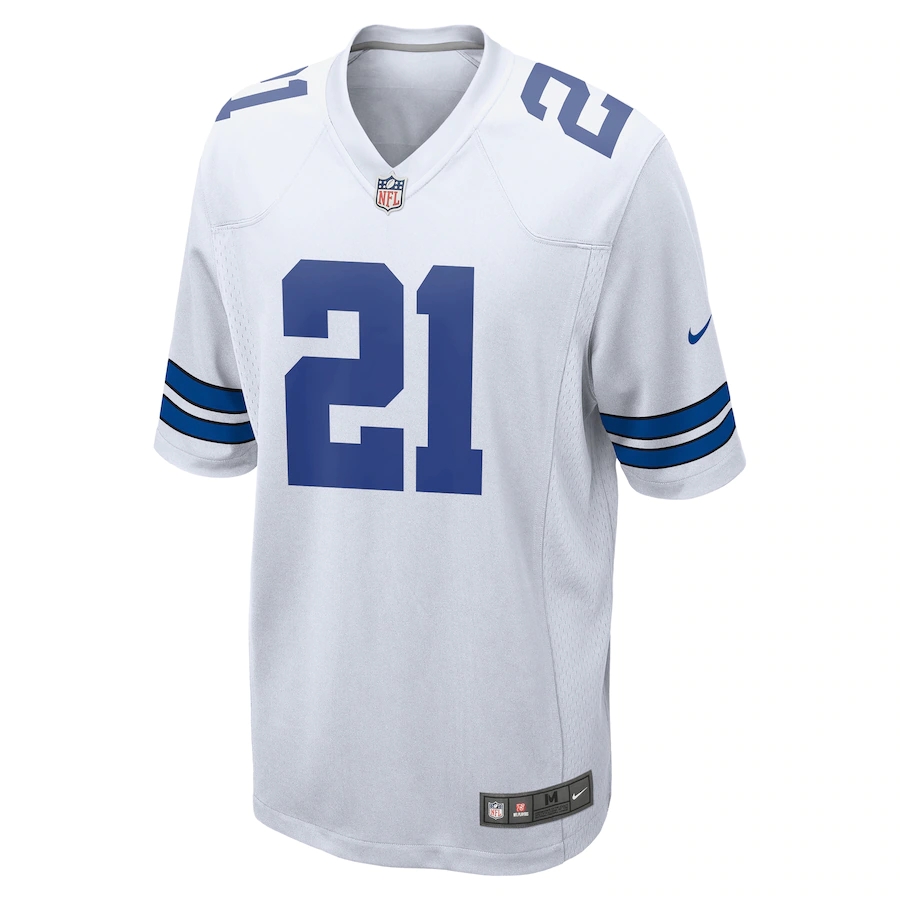 Ezekiel Elliott Jersey #21 Salute to Service Cowboys NFL Men'