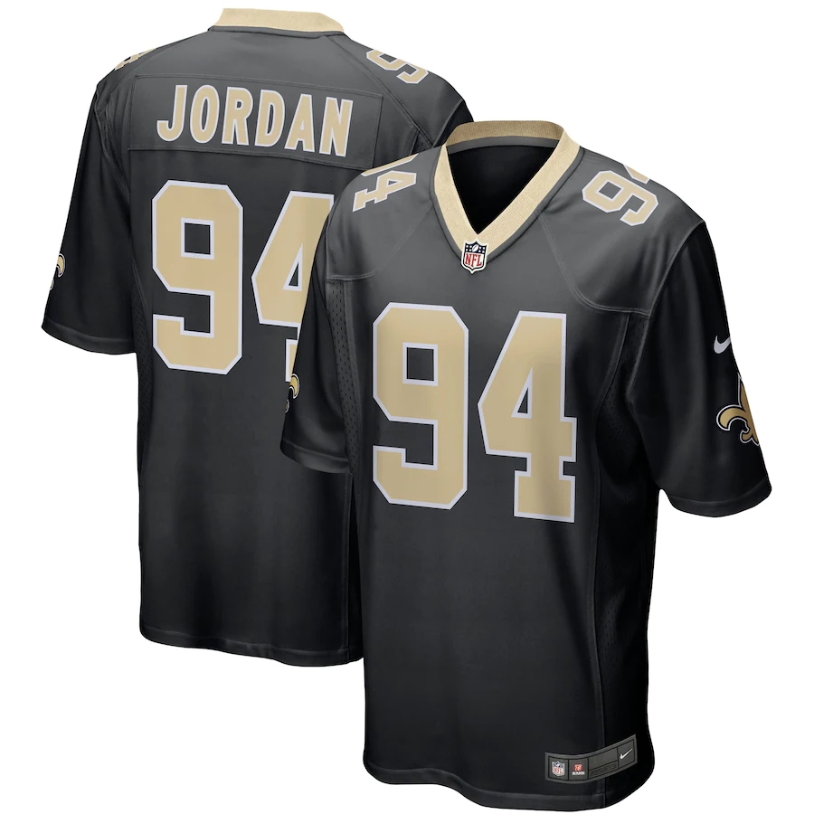 Nike New Orleans Saints #94 Cameron Jordan Black Elite Jersey on sale,for  Cheap,wholesale from China