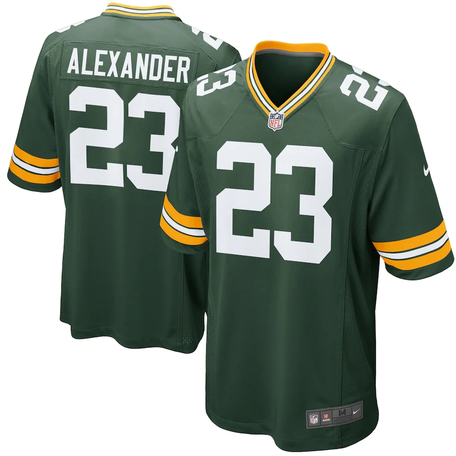 Nike Men's Green Bay Packers Jaire Alexander #23 White Game Jersey