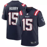 Men New England Patriots N'Keal Harry #15 Nike Navy Game Jersey - thejerseys
