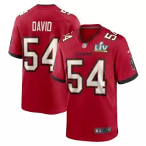 Men Tampa Bay Buccaneers Lavonte David #54 Nike Red Game Jersey - thejerseys