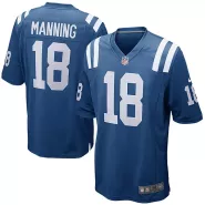 Men Indianapolis Colts Peyton MANNING #18 Royal Game Jersey - thejerseys