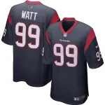 Men Houston Texans J.J. Watt #99 Nike Navy Game Jersey - thejerseys