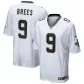 Men New Orleans Saints Drew Brees #9 Nike White Game Jersey - thejerseys
