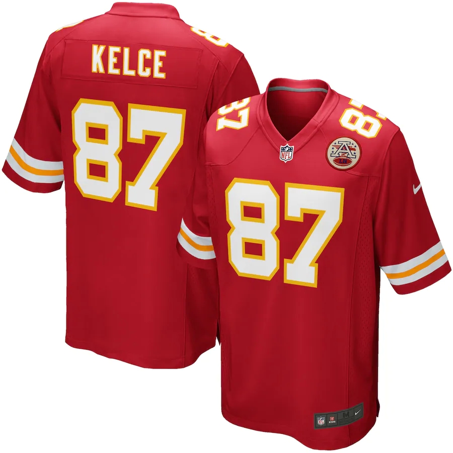 Wholesale Chiefs NF-L Custom Patrick Mahomes Tyreek Hill Travis