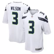 Men Seattle Seahawks Russell Wilson #3 White Game Jersey - thejerseys