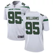 Men New York Jets Quinnen Williams #95 Nike White Game Jersey - thejerseys