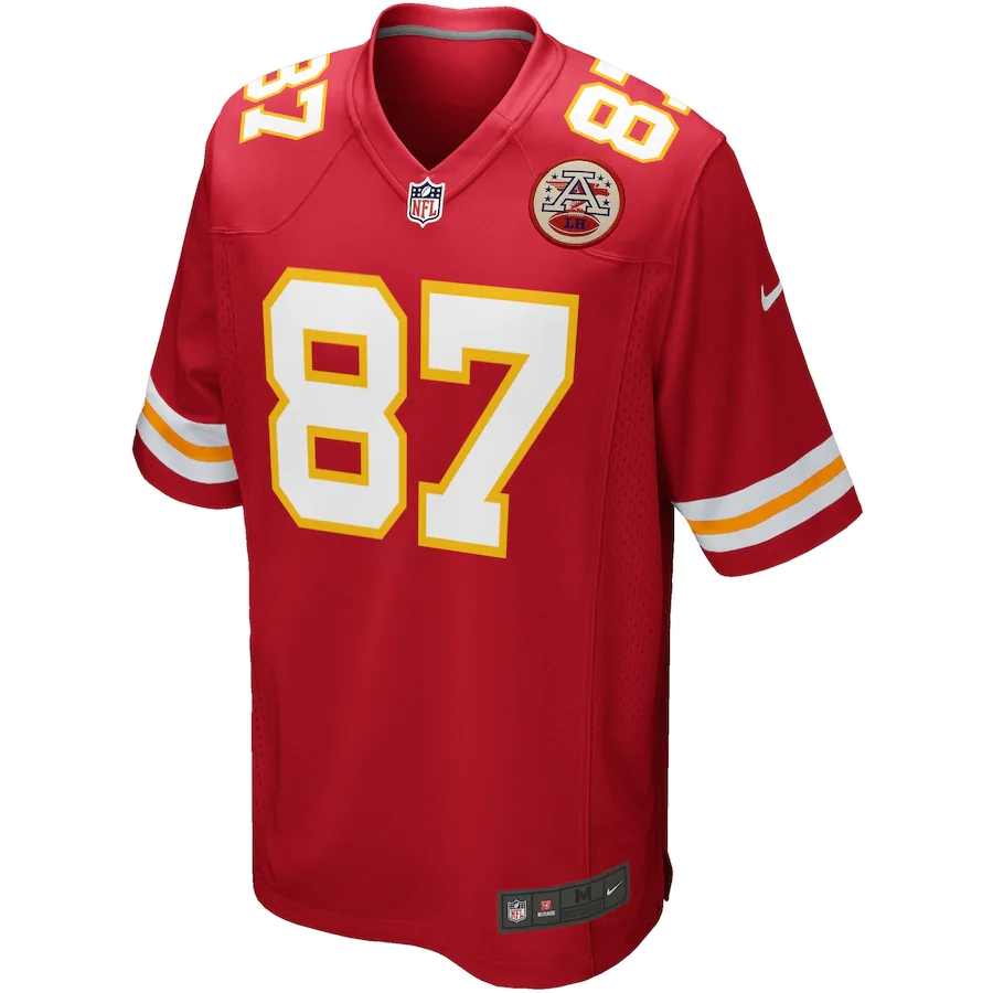 Limited Men's Travis Kelce White Road Jersey - #87 Football Kansas City  Chiefs Vapor Untouchable Size 40/M