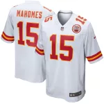 Men Kansas City Chiefs Patrick Mahomes #15 Nike White Game Jersey - thejerseys