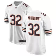Men Chicago Bears Bears MONTGOMERY #32 Nike White Game Jersey - thejerseys