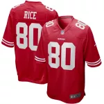 Men San Francisco 49ers Jerry Rice #80 Nike Red Game Jersey - thejerseys