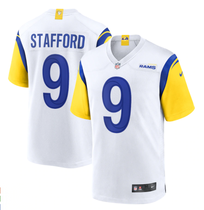 Men's Los Angeles Rams Jared Goff Nike Royal NFL 100 Vapor Limited Jersey