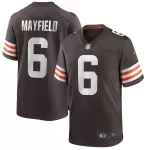 Men Cleveland Browns Baker Mayfield #6 Nike Brown Game Jersey - thejerseys