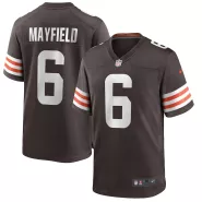 Men Cleveland Browns Baker Mayfield #6 Brown Game Jersey - thejerseys