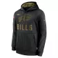 Men Buffalo Bills Black NFL Hoodie 2020 - thejerseys