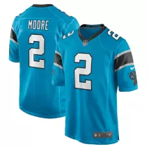 Men Carolina Panthers D.J. MOORE #2 Nike Blue Game Jersey - thejerseys
