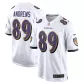 Men Baltimore Ravens Mark Andrews #89 Nike White Game Jersey - thejerseys