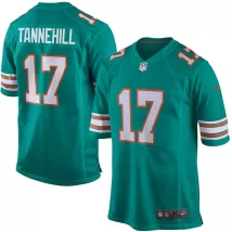 Men Miami Dolphins Jaylen Waddle #17 Nike Green Game Jersey - thejerseys