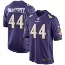 Men Baltimore Ravens Marlon Humphrey #44 Nike Purple Game Jersey - thejerseys