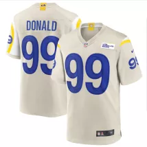 Men Los Angeles Rams Rams Donald #99 Nike Cream Game Jersey - thejerseys