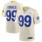 Men Los Angeles Rams Rams Donald #99 Cream Game Jersey - thejerseys