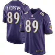 Men Baltimore Ravens Mark Andrews #89 Nike Purple Game Jersey - thejerseys