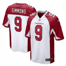 Men Arizona Cardinals Isaiah Simmons #9 Nike White Game Jersey - thejerseys