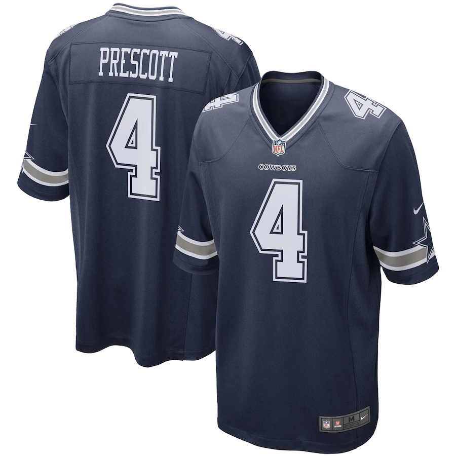 NFL_Jerseys Jersey Dallas''Cowboys'' #4 Dak Prescott 21 Ezekiel