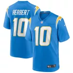 Men Los Angeles Chargers Justin Herbert #10 Nike Blue Game Jersey - thejerseys