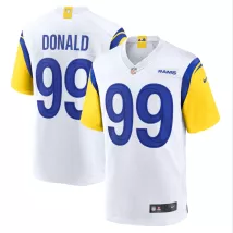 Men Los Angeles Rams Rams Donald #99 Nike White Game Jersey - thejerseys