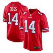 Men Buffalo Bills Stefon Diggs #14 Red Game Jersey - thejerseys