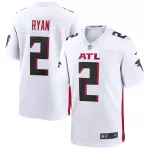 Men Atlanta Falcons Matt Ryan #2 Nike White Game Jersey - thejerseys