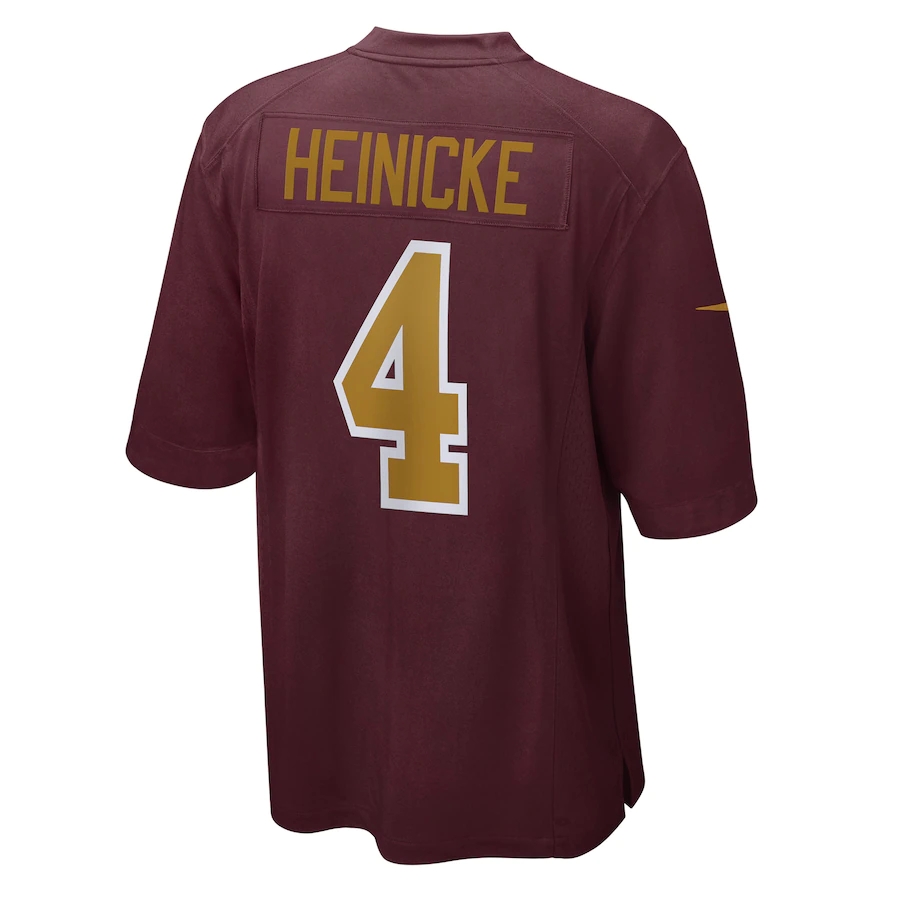 Men's Nike Taylor Heinicke Black Washington Commanders Alternate Game  Player Jersey