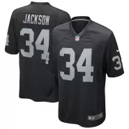 Men Las Vegas Raiders Bo JACKSON #34 Black Game Jersey - thejerseys