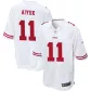 Men San Francisco 49ers Brandon Aiyuk #11 White Game Jersey - thejerseys