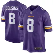 Men Minnesota Vikings Kirk Cousins #8 Nike Purple Game Jersey - thejerseys
