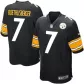 Men Pittsburgh Steelers Ben Roethlisberger #7 Black Game Jersey - thejerseys