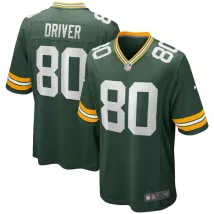 Men Green Bay Packers Donald Driver #80 Nike Green Game Jersey - thejerseys