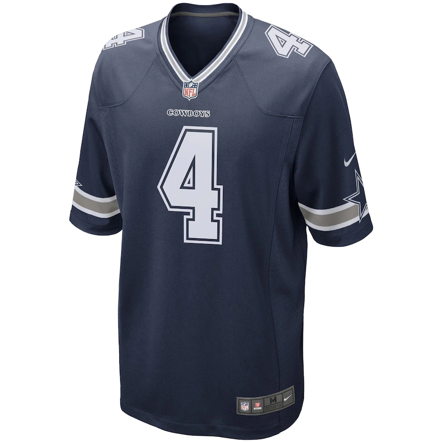 NFL_Jerseys Jersey Dallas''Cowboys'' #4 Dak Prescott 21 Ezekiel