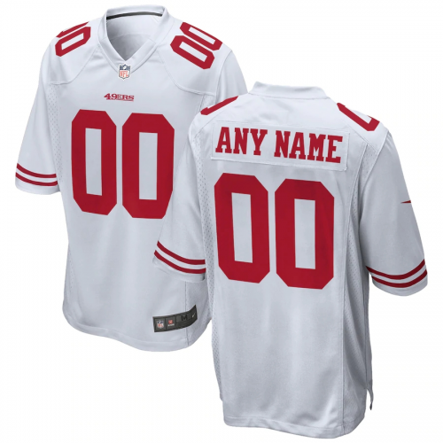 San Francisco 49ers Home Game Jersey - Custom - Youth