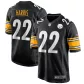 Men Pittsburgh Steelers Najee Harris #22 Nike Black Game Jersey - thejerseys
