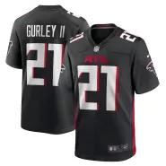 Men Atlanta Falcons Gurley II #21 Nike Black Game Jersey - thejerseys