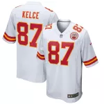 Men Kansas City Chiefs Travis Kelce #87 Nike White Game Jersey - thejerseys
