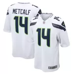 Men Seattle Seahawks DK Metcalf #14 Nike White Game Jersey - thejerseys