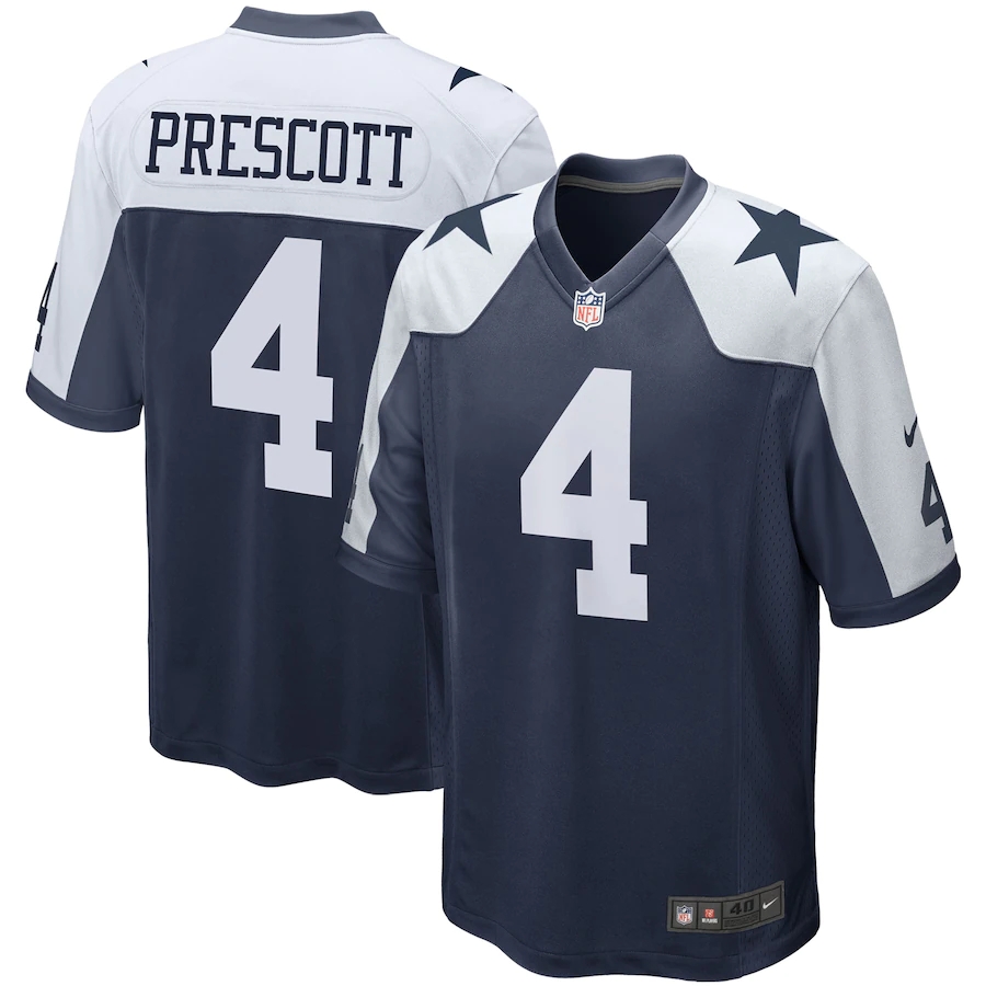 NFL_Jerseys Jersey Dallas''Cowboys''Men #4 Dak Prescott 21 Ezekiel